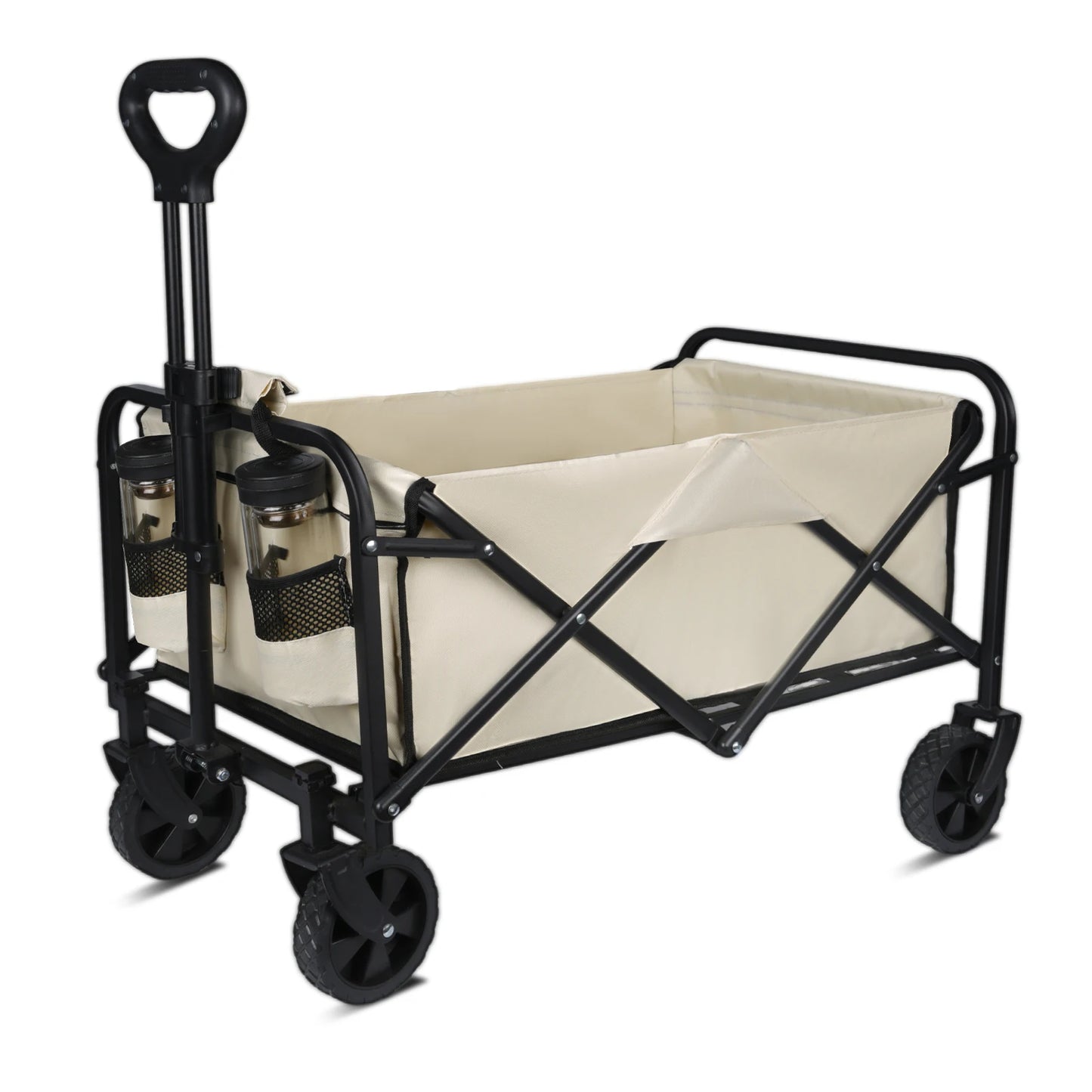 Nomadia Heavy Duty – Chariot pliable 4 roues grande capacité tout-terrain