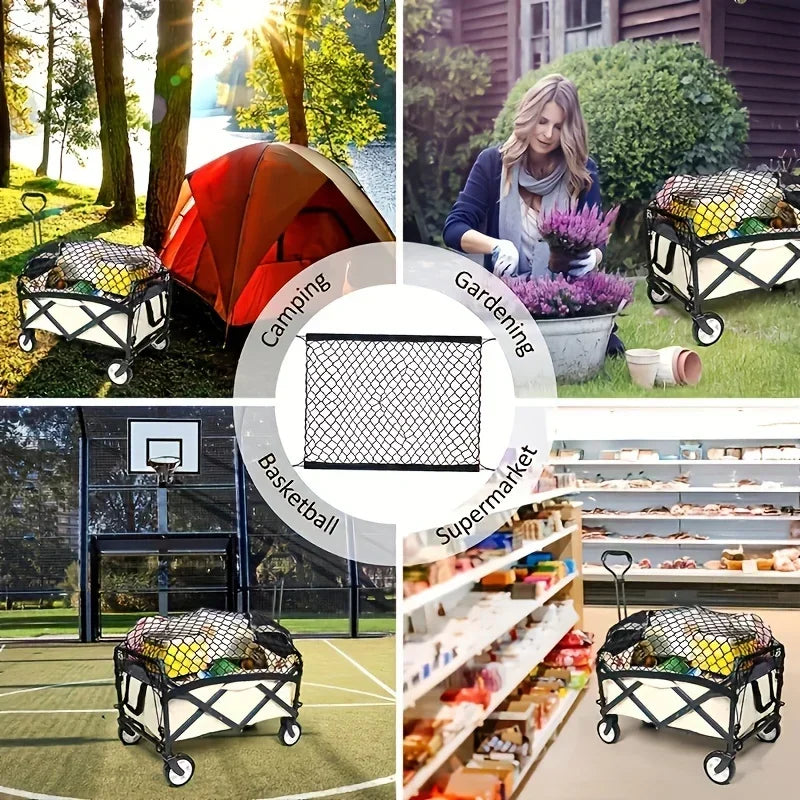 Nomadia Safety- Filet de protection élastique pour chariot pliable