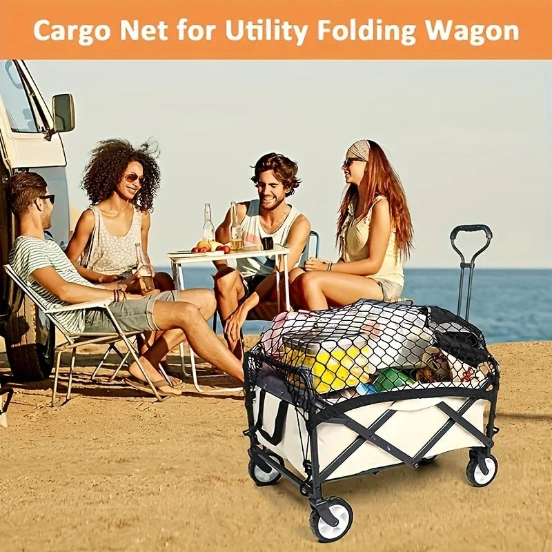 Nomadia Safety- Filet de protection élastique pour chariot pliable