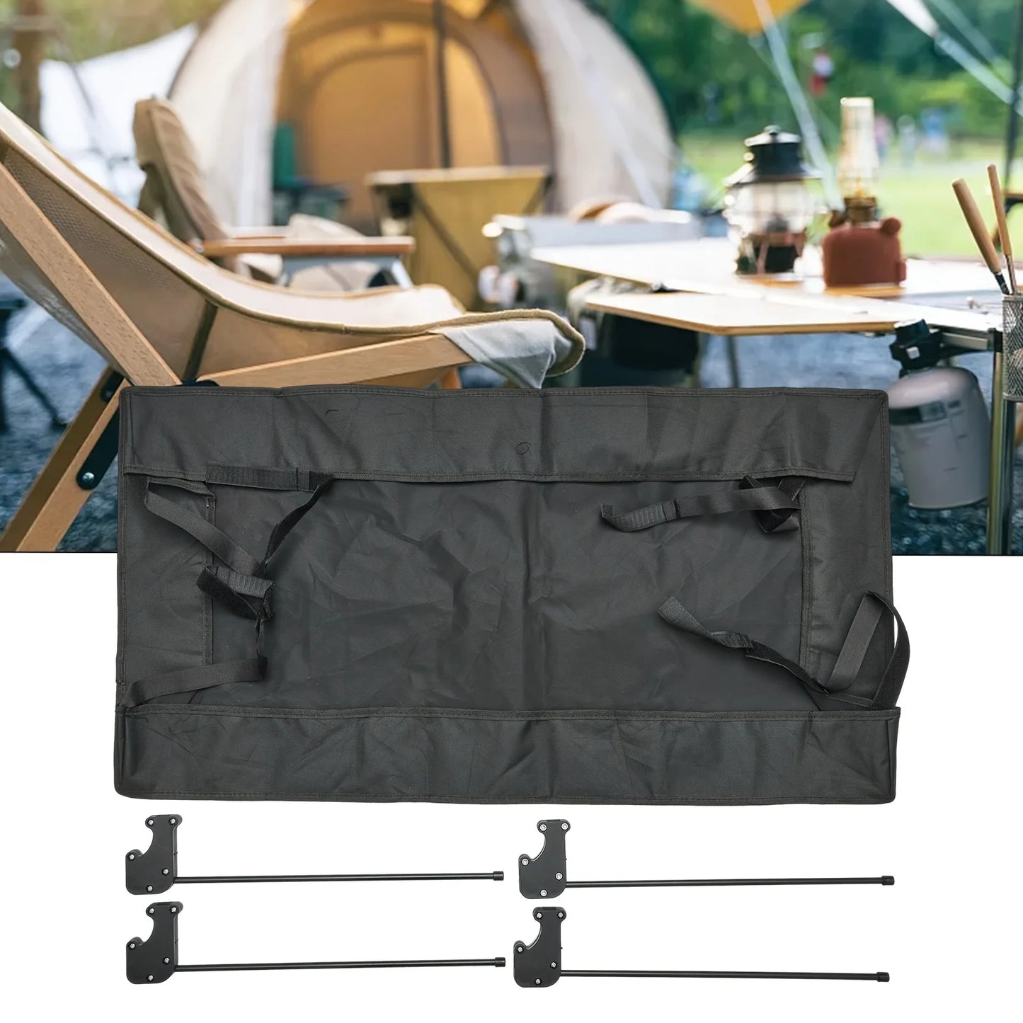 Nomadia SunShade – Auvent amovible pour chariot pliable en toile Oxford