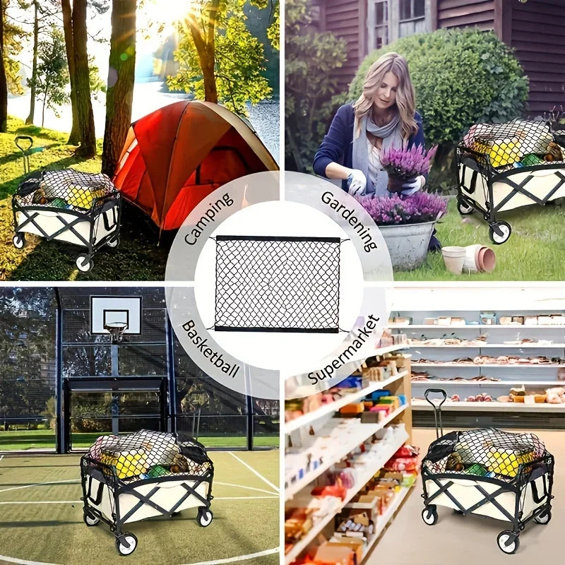 Nomadia Safety- Filet de protection élastique pour chariot pliable